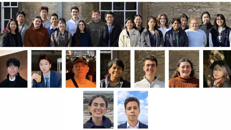 Photograph of new group members
